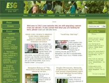 Tablet Screenshot of esgindia.org